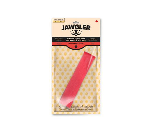 Jawgler Gâterie De Fromage à Mâcher - Fraise, Très Grand