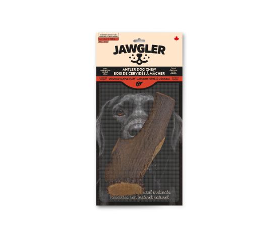 Jawgler Bois De Cervidés à Mâcher, Entier - Jambon Fumé à L'érable, Géant