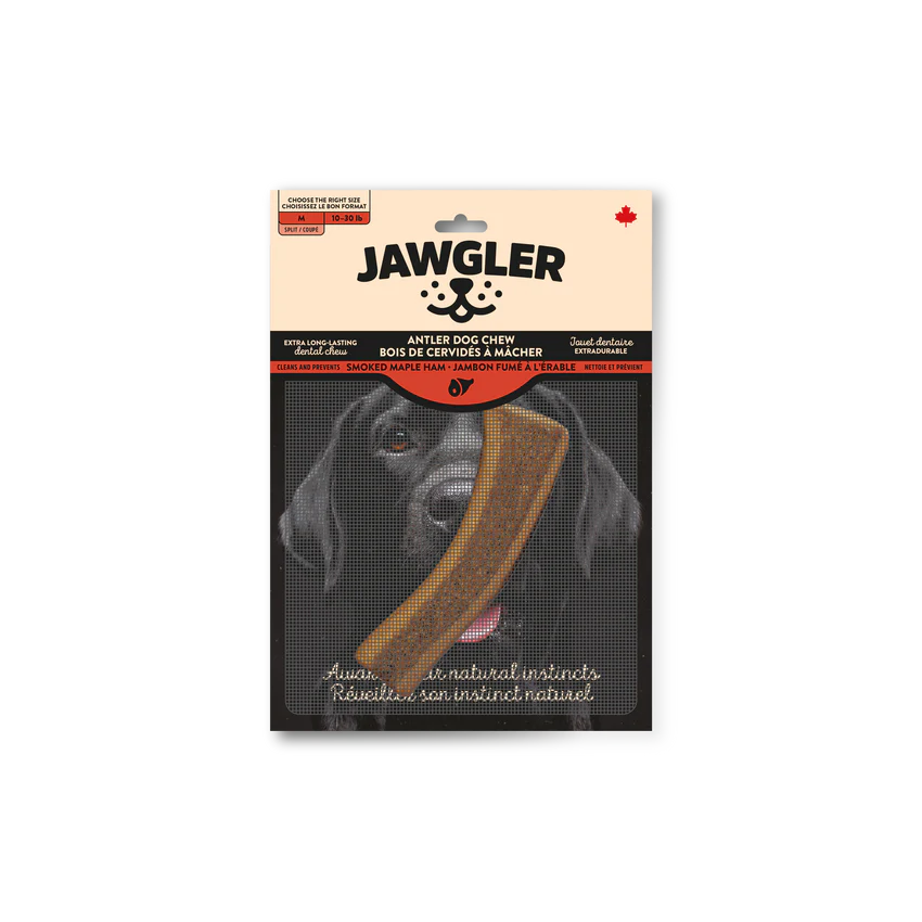 Jawgler Bois de Cervidés Tranché goût de Jambon Fumé à l'érable Moyen