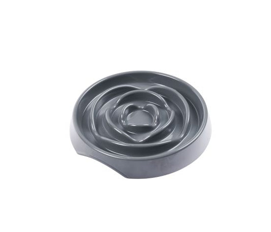 Messy Mutts Bol Ralentisseur Pour Chien Ou Chat Gris