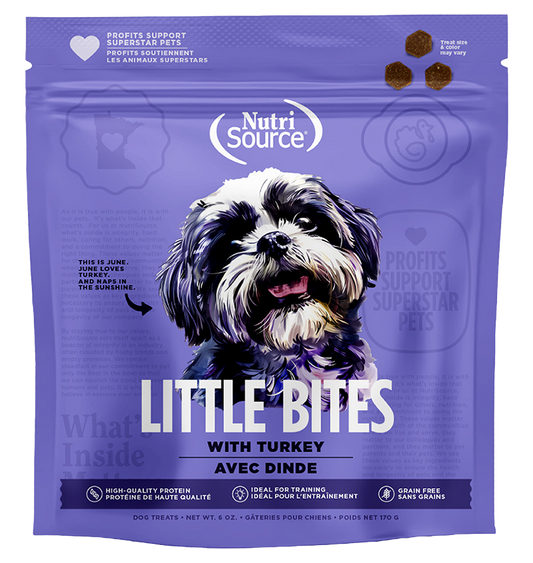 Nutri Source Little Bites Avec Dinde 170g