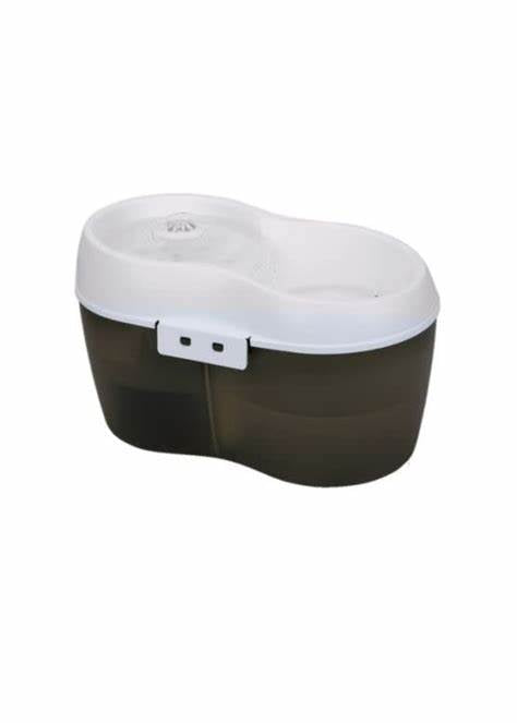 H2o Fontaine pour chat 2L Noir & Blanc