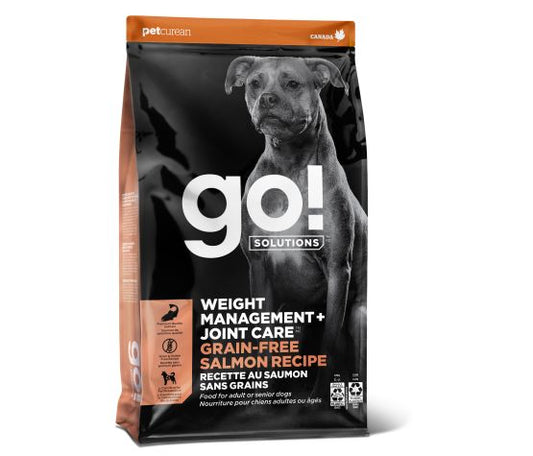 Go Contrôle du poids + articulations Chien Saumon sans grains 3.5lbs