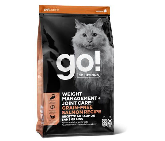 Go Contrôle du poids + articulations Sans Grains Saumon Chat 12lbs