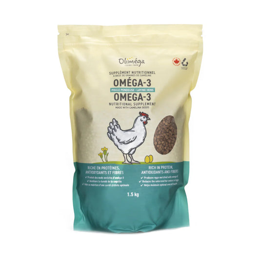 Olimega Tourteau de Cameline Poule Pondeuse 1.5kg