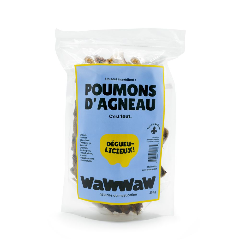 Wawwaw Poumons D'Agneau Pour Chien