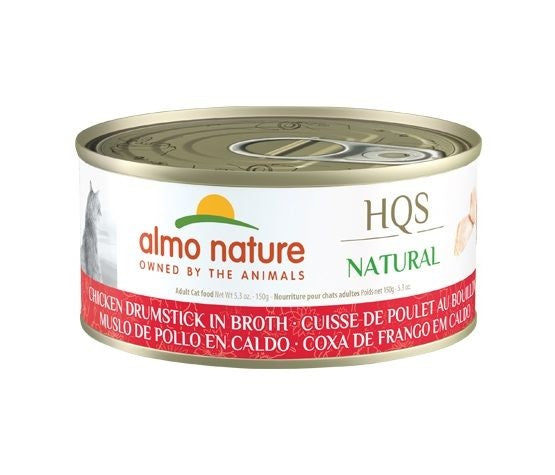 Almo Nature chat cuisse de poulet au bouillon 150 gr - Sabots et Museaux