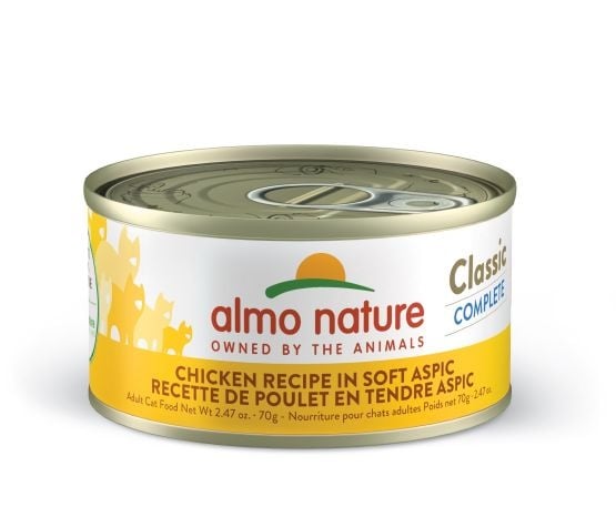 Almo poulet en tendre aspic 70 gr - Sabots et Museaux