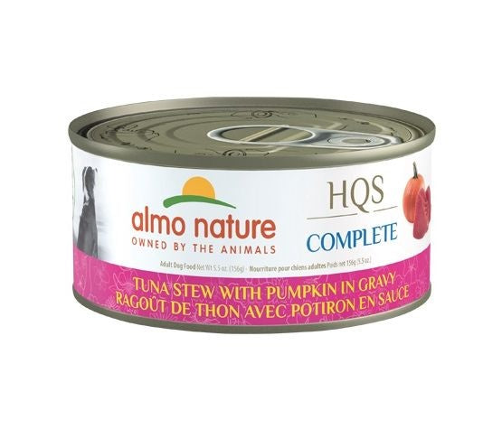 Almo Complète chien - Ragoût Thon & Potiron en sauce 156 gr - Sabots et Museaux