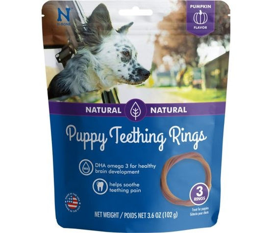 N-Bone Pumpkin Puppy Dental Ring 3-Pack