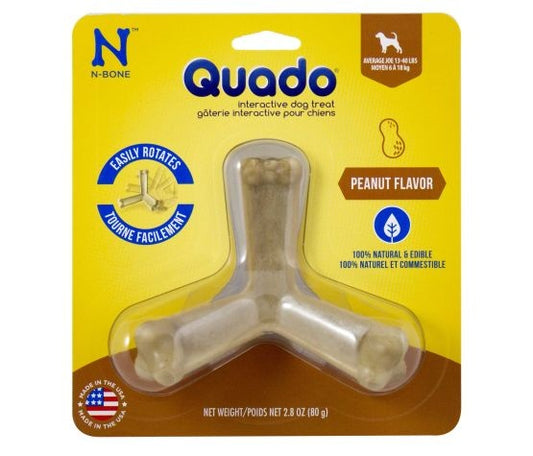 N-bone Quado medium peanut