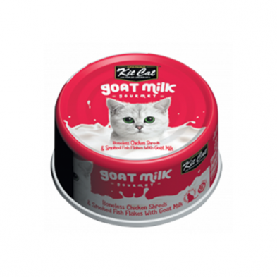 Cat kit with goat's milk, chicken &amp; smoked fish 70 gr