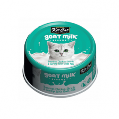 Cat kit with goat's milk, chicken and shrimp 70g