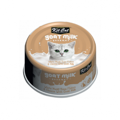 Kit cat au lait de chèvre, Thon & Fromage 70 gr