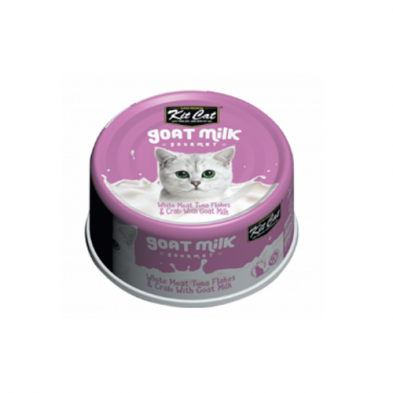 Kit cat au lait de chèvre, Thon & Crabe 70 gr