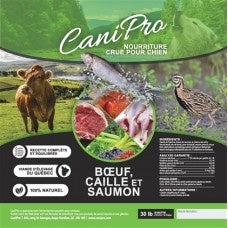 Canipro Boeuf, Caille & Saumon 30 lb