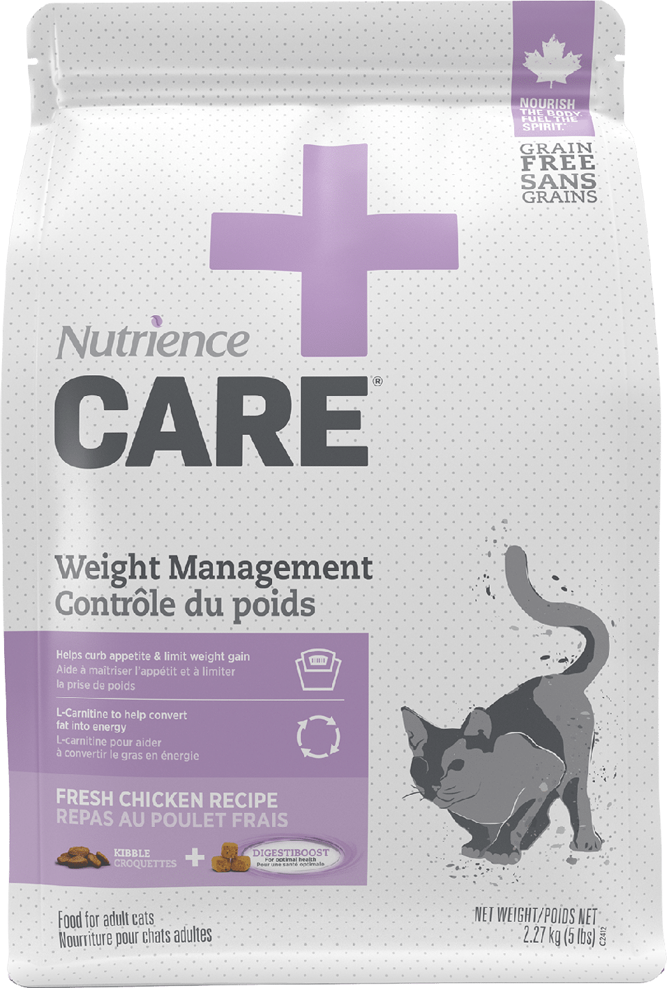 Nutrience Care contrôle du poids chat 5 kg