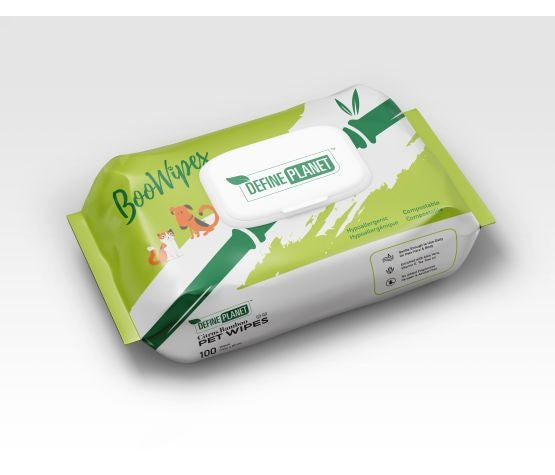 Define planet boowipes lingettes tout usage en fibre de bamboo - citron (pqt 100)