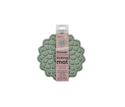 Dexypaws Sage Green Flower Shaped Leachate Mat