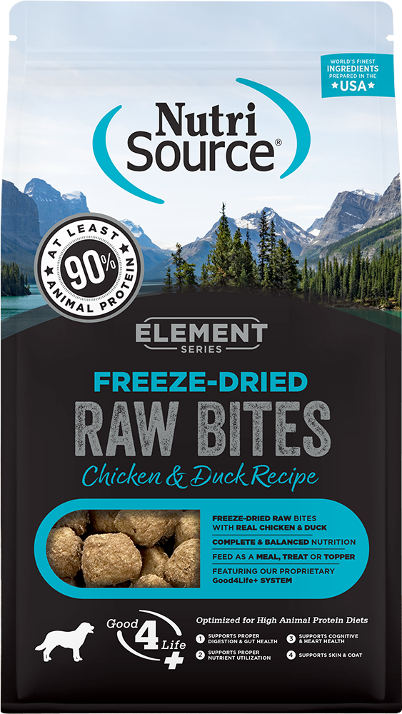 Nutri Source Freeze Dried Raw Chicken &amp; Duck Bites 2.5 oz