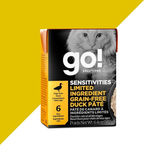 Go Sensitivities Duck Pate Cat 6.4 oz