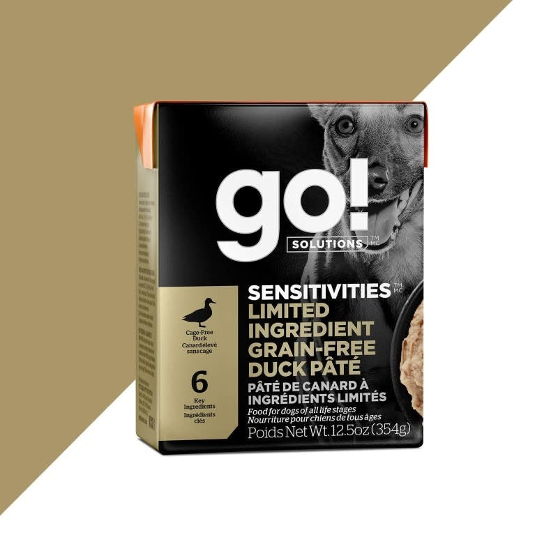 Go Sensitivities Paté Canard chien 12.5 oz