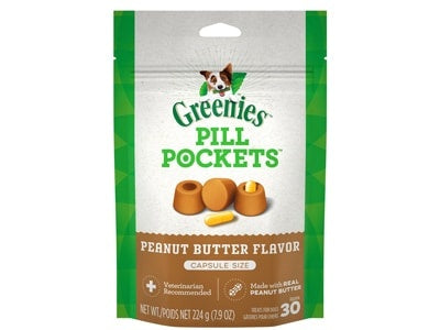 Greenies Pill Pocket au beurre de peanut 224 gr