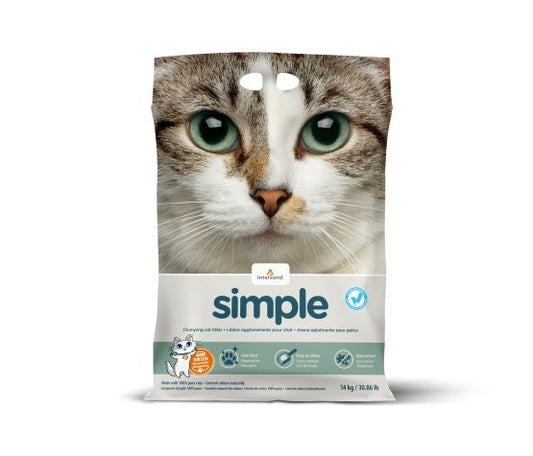 Simple clumping unscented litter 14 kg