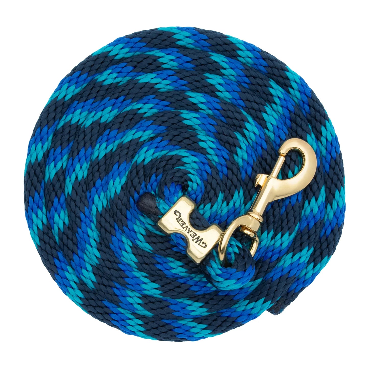 Weaver Laisse 10" brass 225 - Ruban Navy/ Bleu/ Turquoise