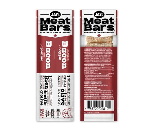 Jay's Bacon &amp; Apple Meat Bar 1 oz