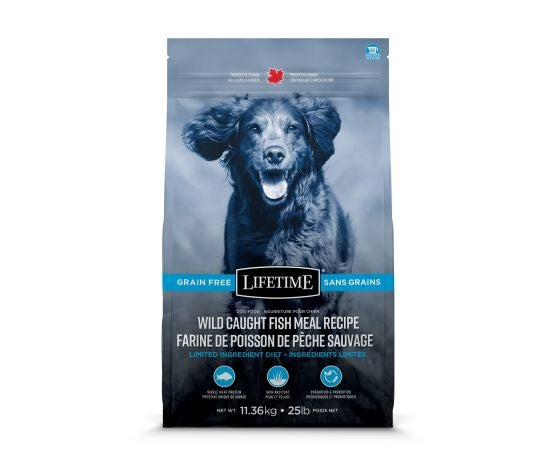 Lifetime Sans grain Poisson Chien 11.36kg