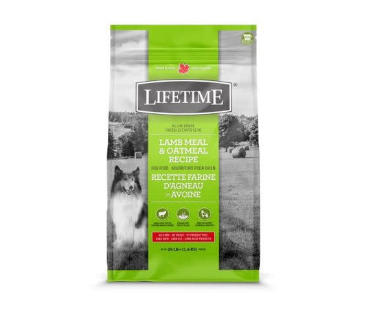 Lifetime Lamb &amp; Oatmeal Dog Food 25 lbs