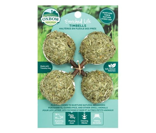 Oxbow Timothy Grass Dumbbell 2 Pack