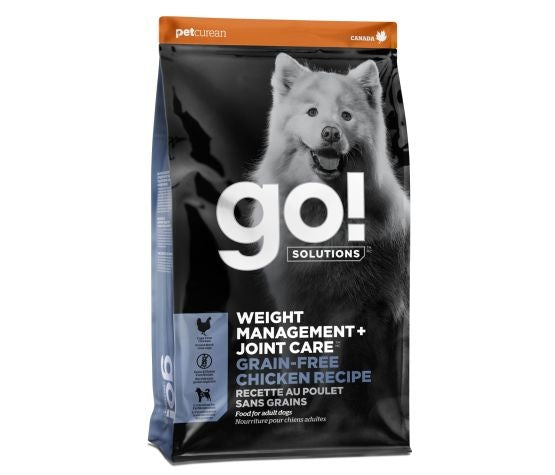 Go Weight Control + Grain Free Joints Dog Food Chicken 22 lbs