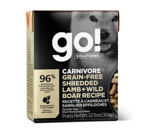 Go Carnivore Dog Lamb &amp; Wild Boar 12.5 oz