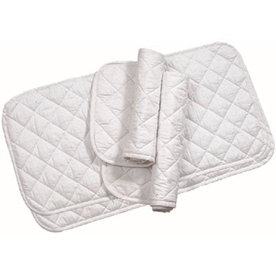 Mustang Quilted Pique White 12''