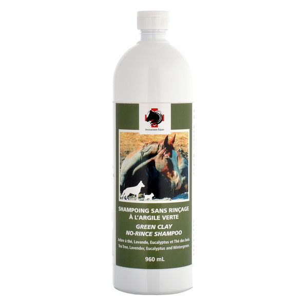 Equine First Aid No-Rinse Green Clay Shampoo 960ml