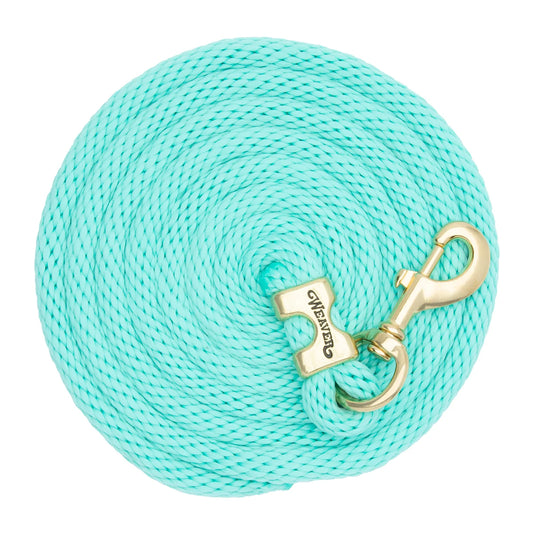 Weaver Laisse 10" brass 225 - Solide Turquoise