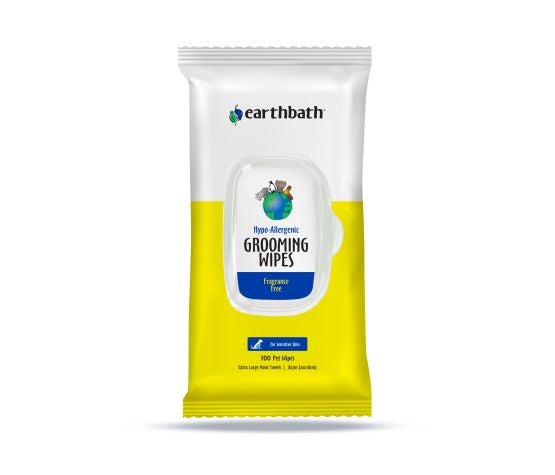 Earthbath Lingettes nettoyantes hypoallergènes