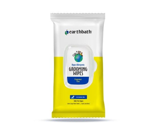 Earthbath Lingettes nettoyantes hypoallergènes