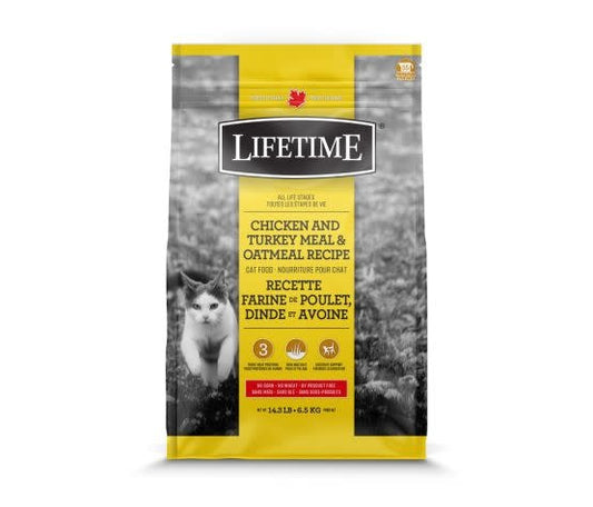 Lifetime Chicken, Turkey &amp; Oatmeal Cat Food 2.27 kg