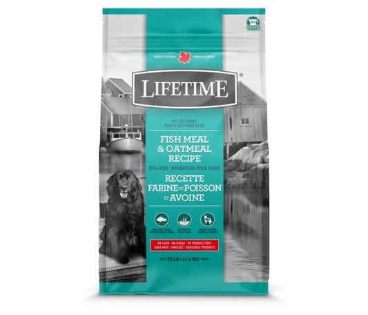 Lifetime Fish &amp; Oats Dog 25 lbs